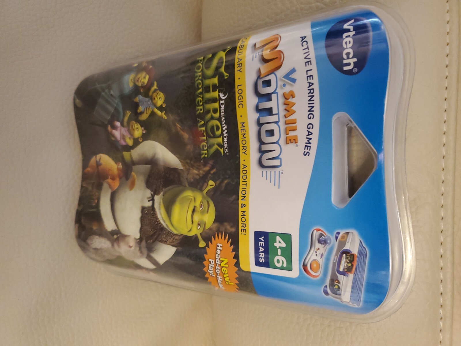 VTECH V.Smile Motion Shrek Forever After game Brand New Sealed