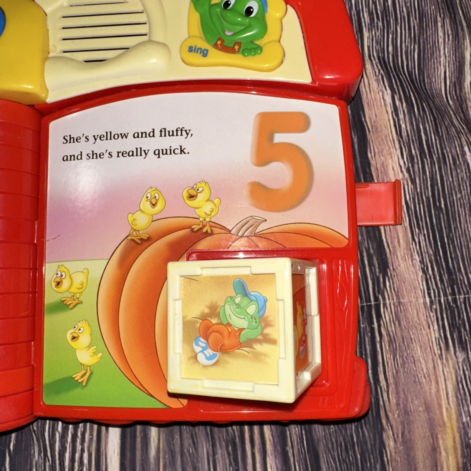 Leap Frog ~ TAD’S COUNTING FARM Interactive Electronic Talking Book ~ Complete