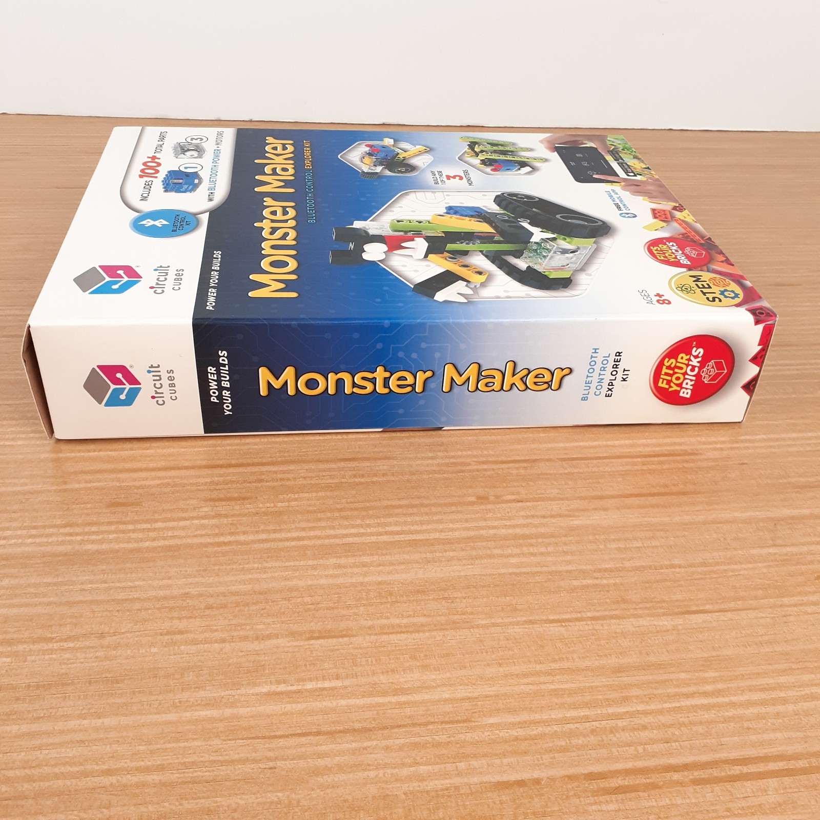 Circuit Cube Monster Maker Kit Bluetooth Remote Control Motors Robotics STEM