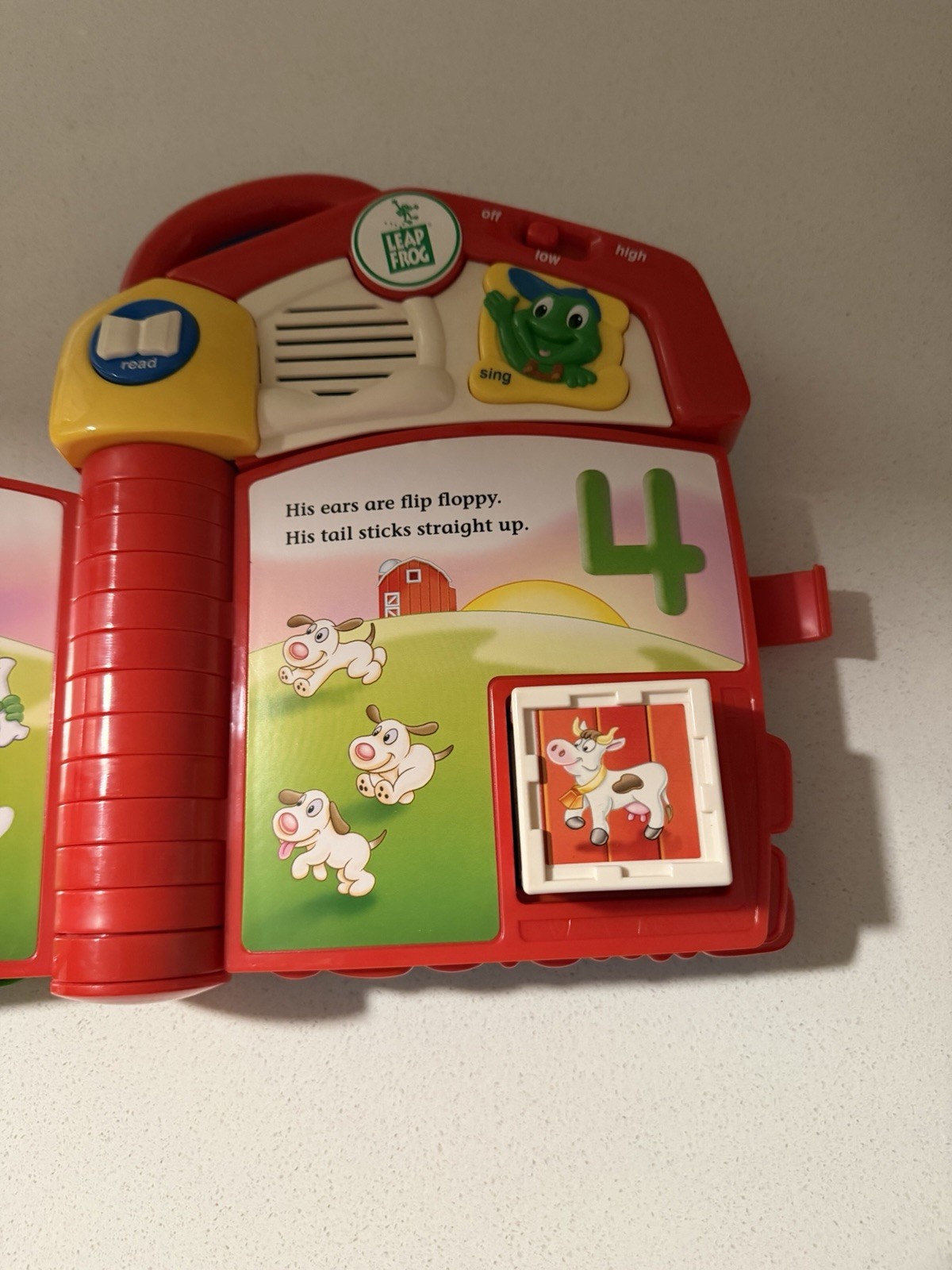 Leap Frog ~ TAD’S COUNTING FARM Interactive Electronic Talking Book ~ Complete