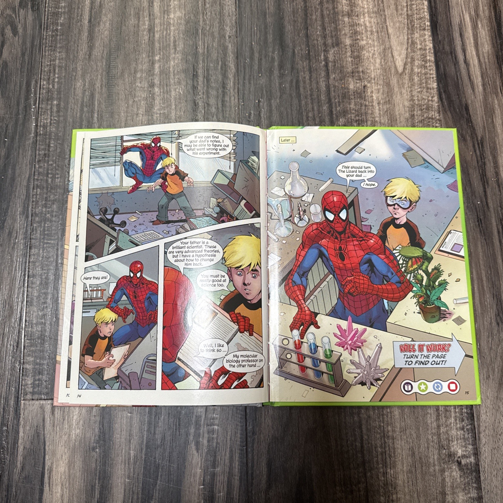 LeapFrog Tag book — THE AMAZING SPIDER-MAN: THE LIZARD’S TALE (Tag only)