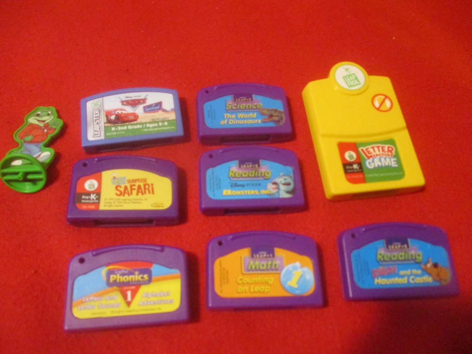 Leap Frog LeapPad 2001 Learning System w/ 6 Books, 8 Cartridges + Case