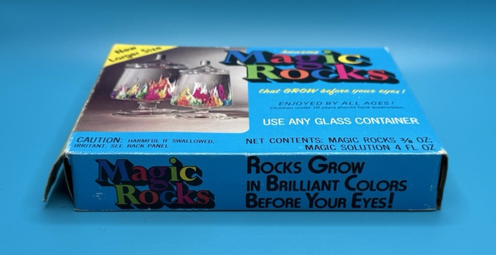 Vintage NOS 1976 Magic Rocks Made In The USA w/Original Box