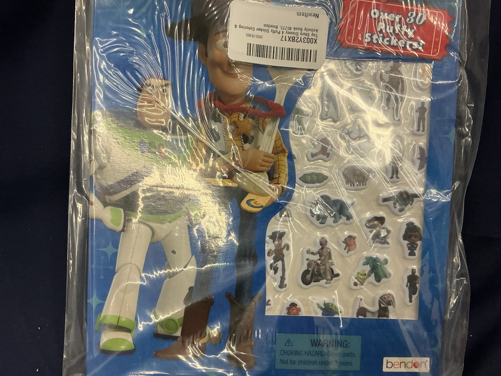 Toy Story 4 Stickers Coloring and Activity Book 3y+ Sealed