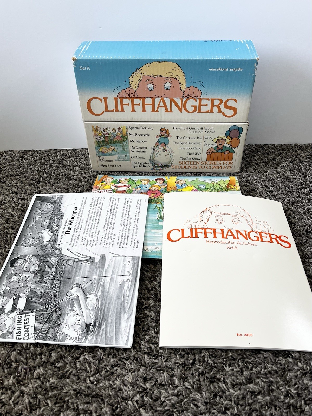 Vintage Cliffhangers Reading Program 1987 Homeschool Set – 48 Stories And Book