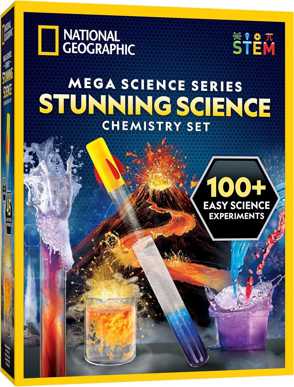 Blue Marble Stunning Chemistry Set – Mega Science Kit with 45 Easy Experiment…