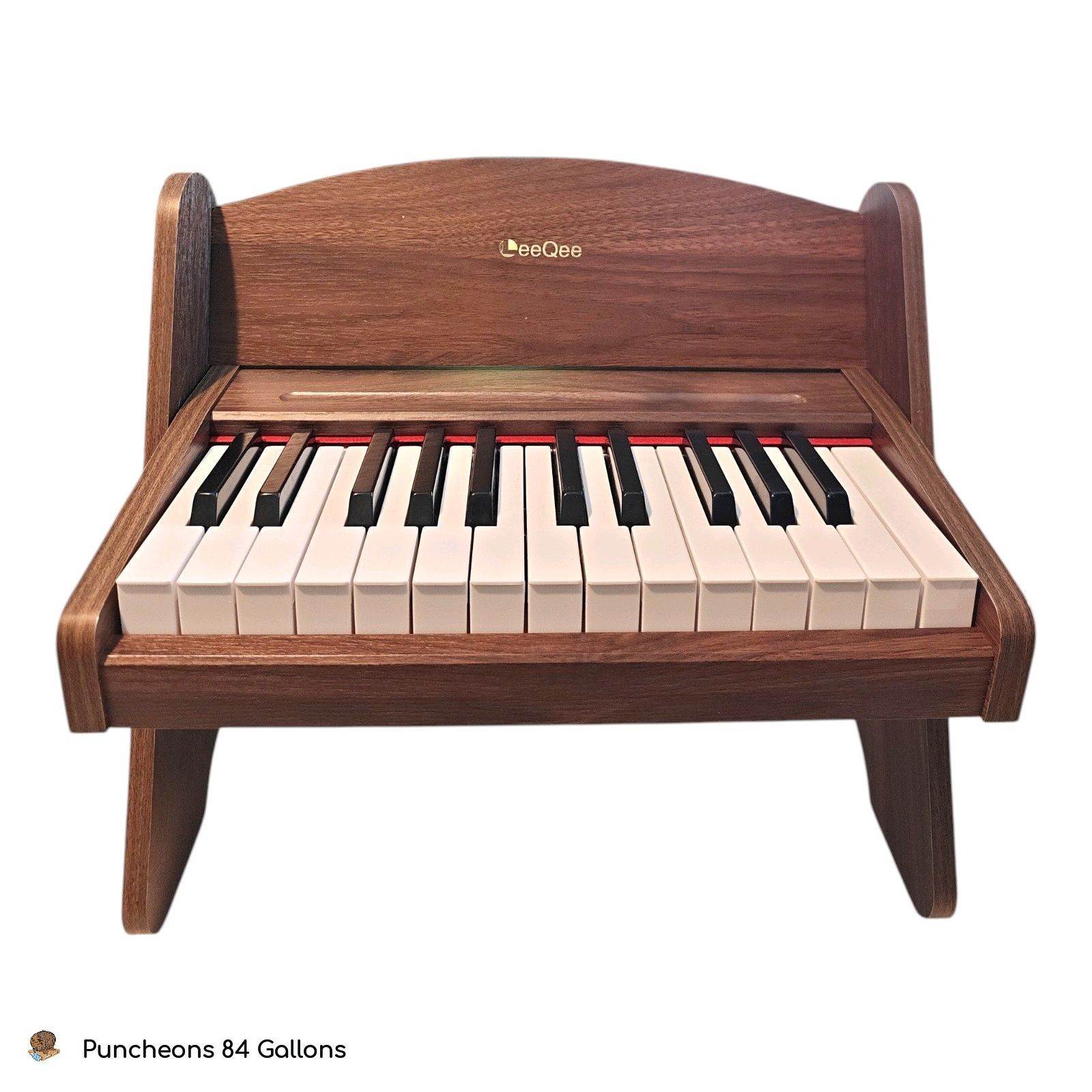 LeeQee Baby Piano Keyboard – 25 Key Mini Digital Wooden Piano for Toddlers 3+
