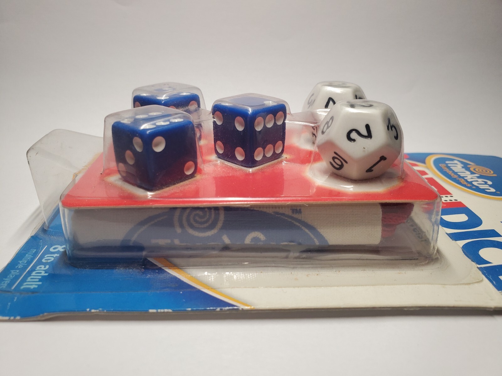 ThinkFun Math Dice: The Fast Fun Game of Mental Math – SEALED BOX – 3xD6 & 2xD12