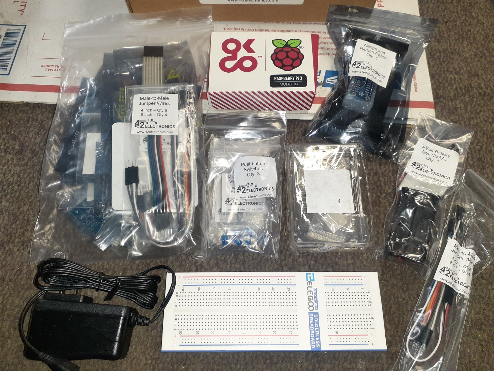 42 Electronics Intro To Robotics Level A Kit –