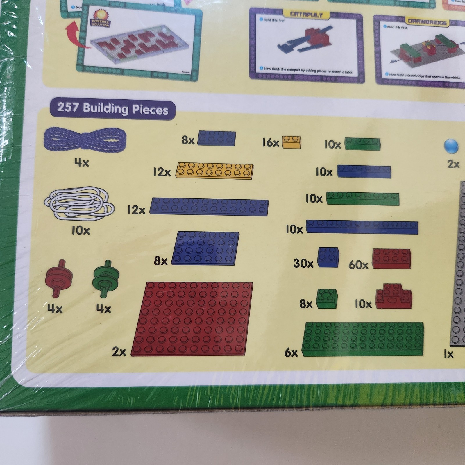 STEM Building Brick Challenge Kit Lakeshore TT759 NEW AND SEALED Math Science