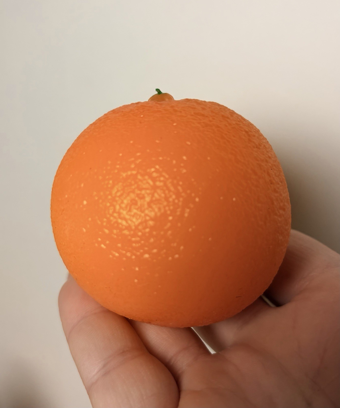 Squishy Toy Orange Fruit Novelty Round Squeeze Ball