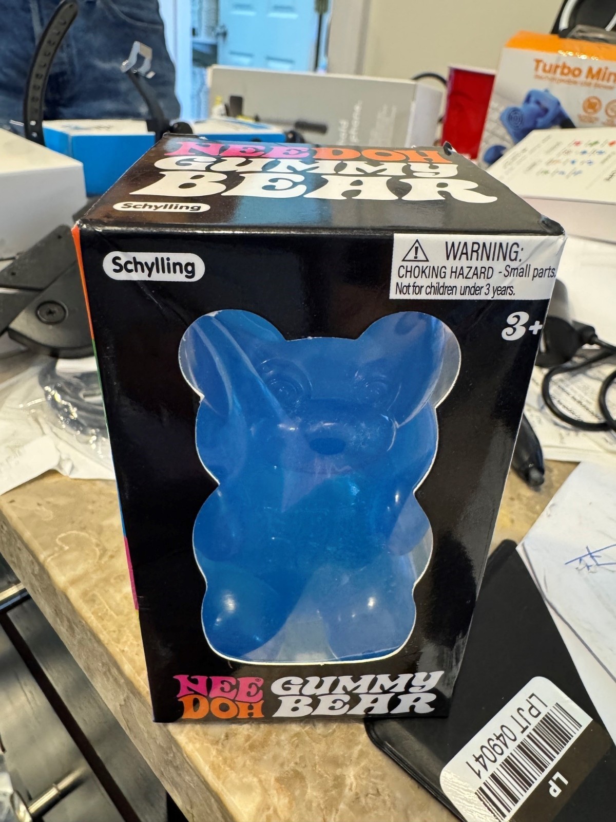 authentic Schilling NeeDoh Gummy Bear – blue US Seller, fast Shipping NO RESERVE