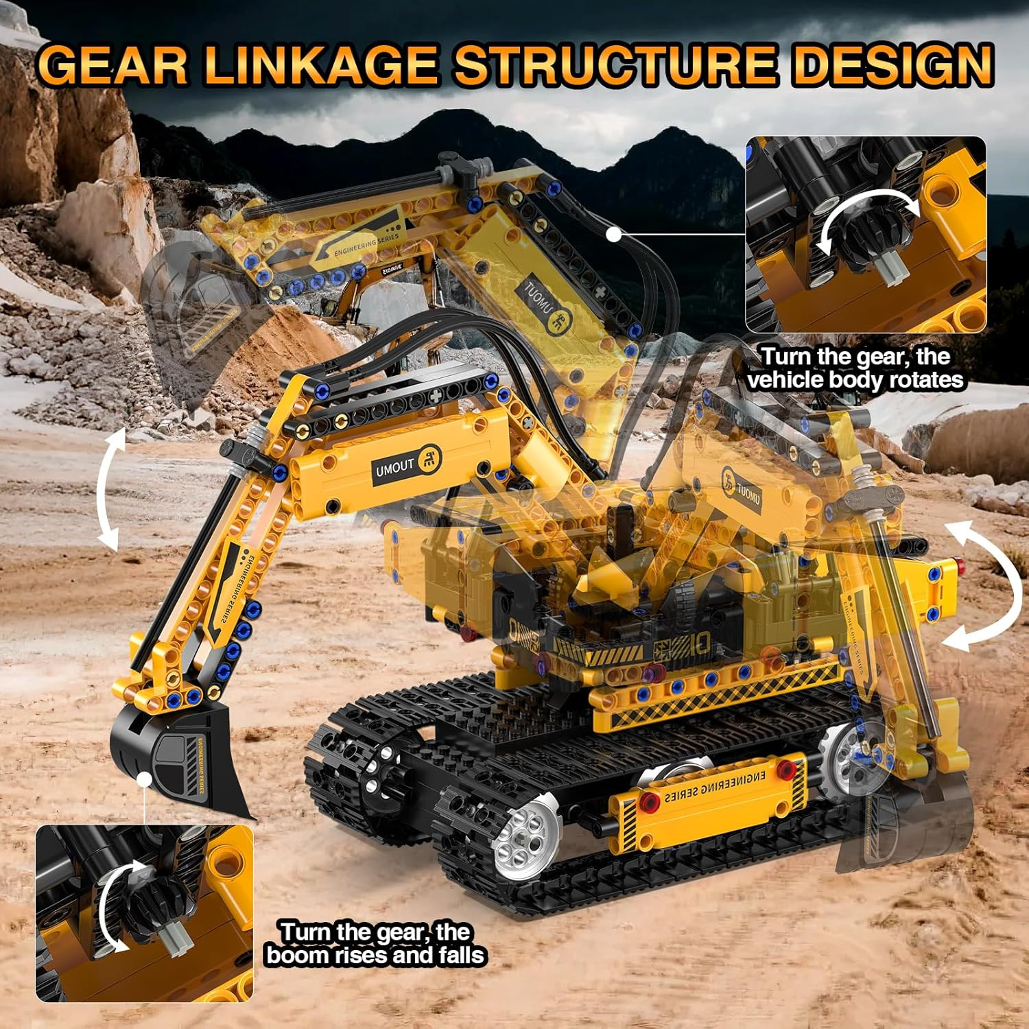 5 in 1 Building Toys STEM Robotics Kit for Kids 6-14, Remote & APP Controlled