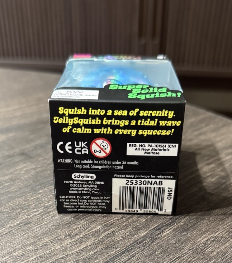 Schylling NeeDoh JellySquish Blue Super Squishy Squeeze Toy 25330NAB $30 OBO