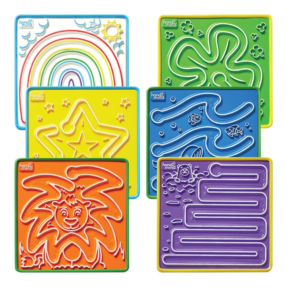 Hand2Mind Mindful Mazes – 6 Double-Sided Boards