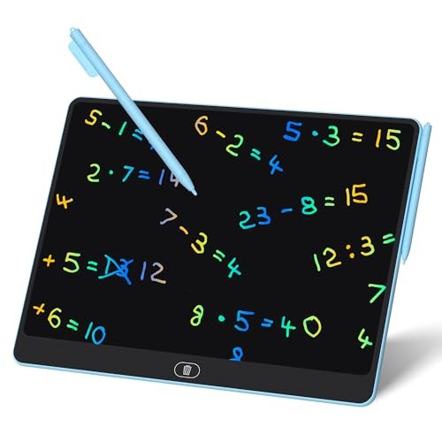 LCD Writing Tablet for Kids – 16 inch Colorful Doodle Board Drawing Pad Blue
