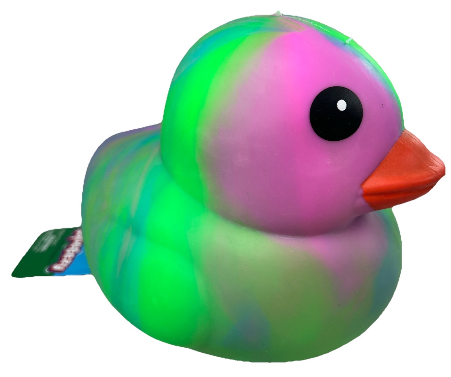 Sunny Days Jumbo Squeezy Duck Tie-Dye Squishy Toy New With Tags Authentic