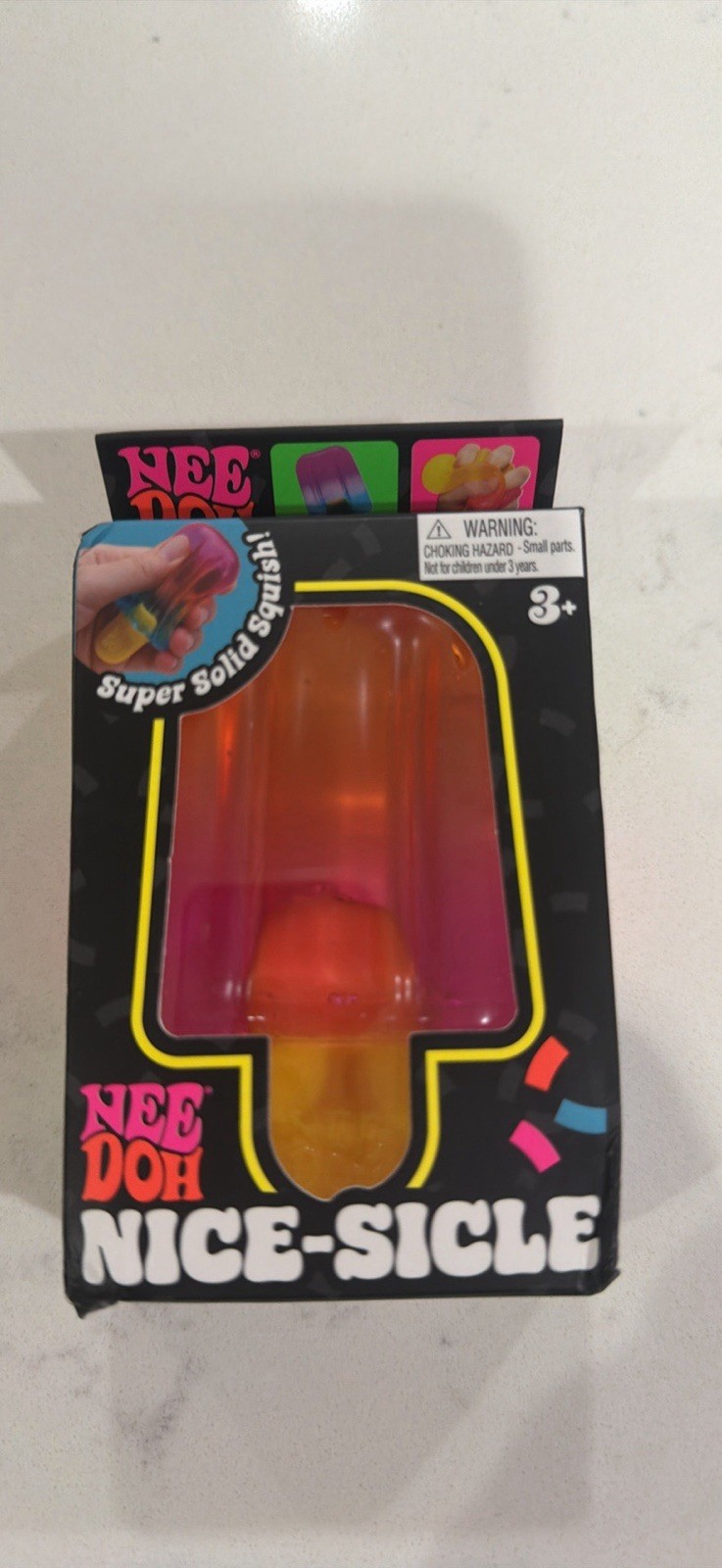 AUTHENTIC Nee Doh Nice-Sicle Popsicle Red/Orange Multicolor New US SELLER