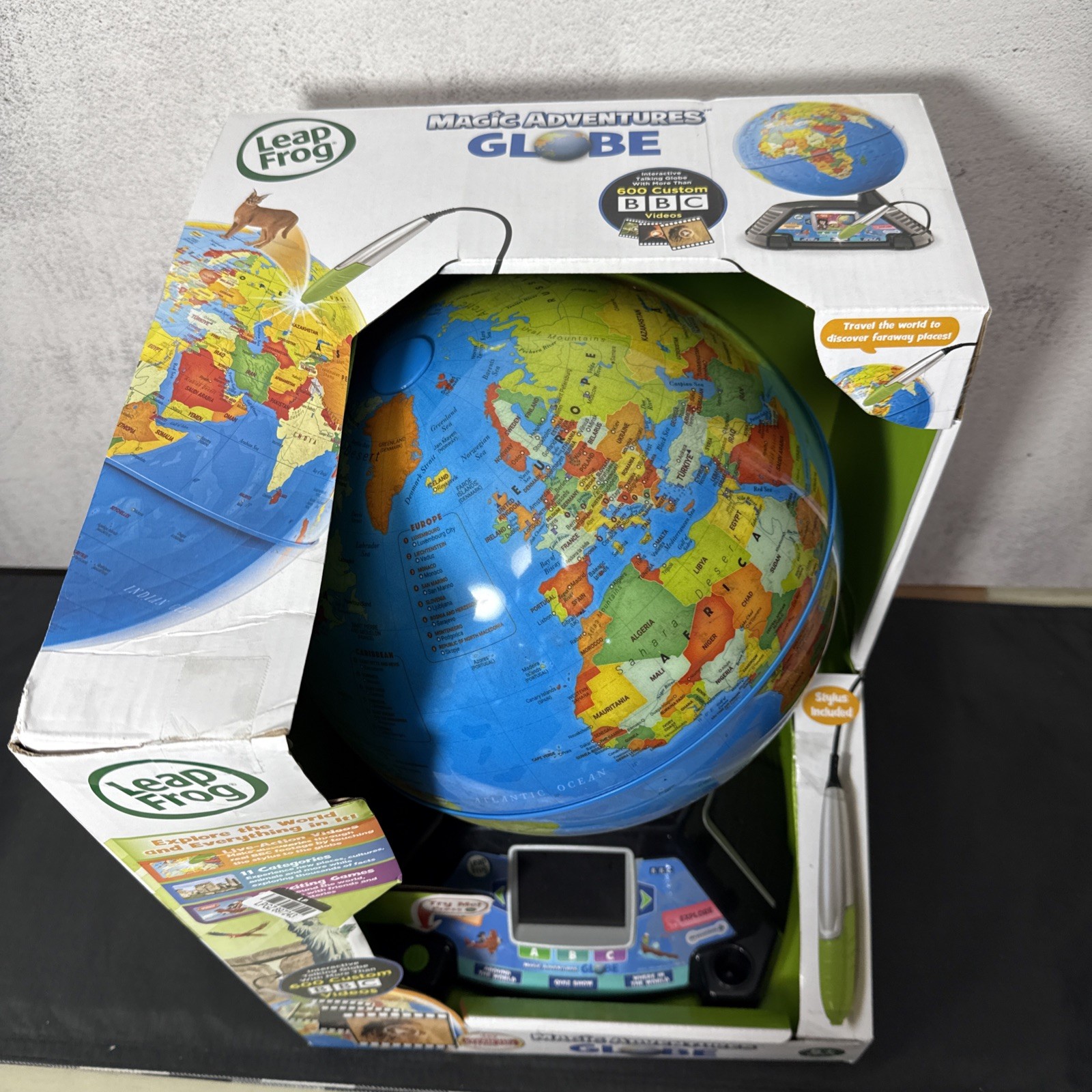 Leap Frog Magic Adventures Globe Stylus Included Ages 5+ LeapFrog STEAM Toy NEW