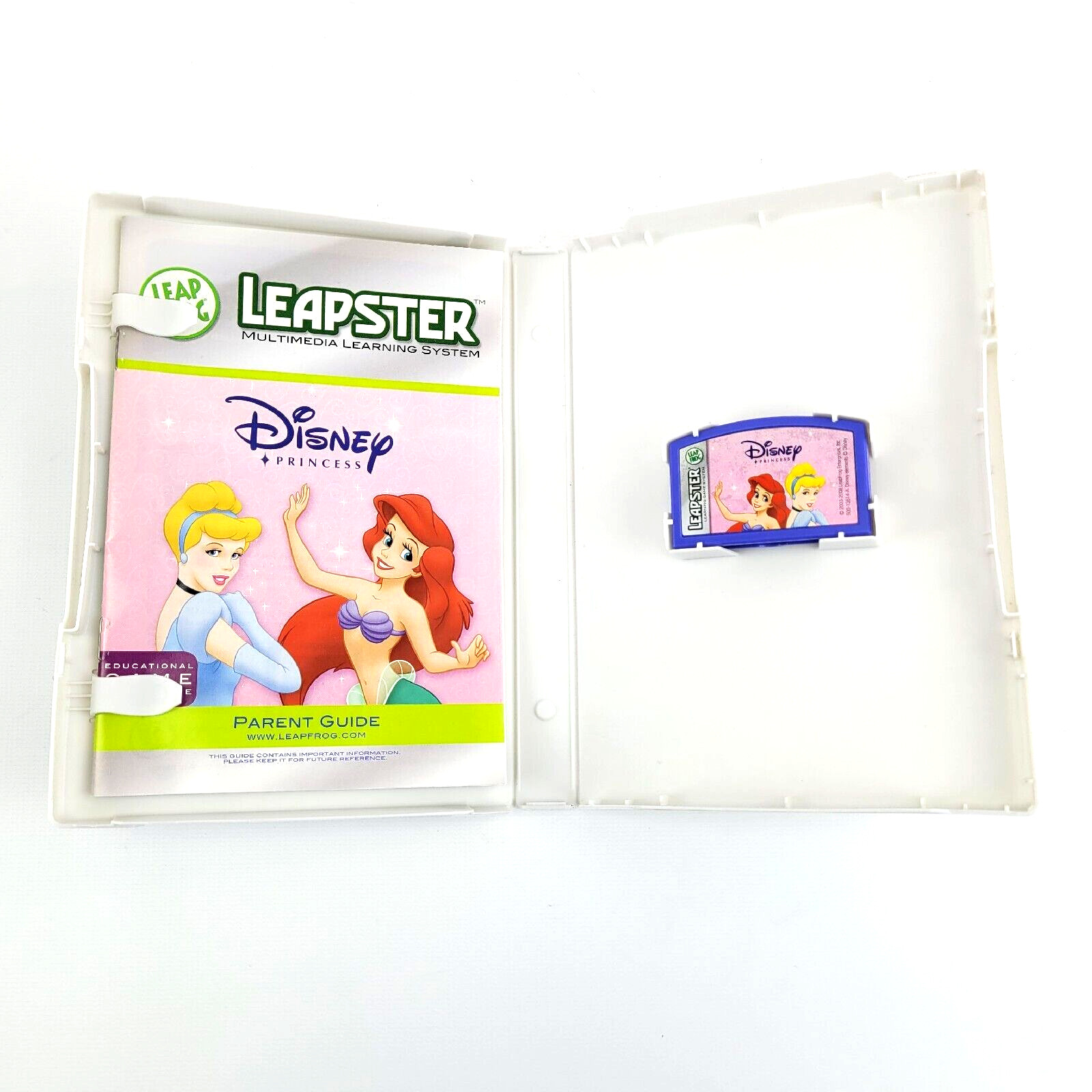 Lot of (10) Leapster Learning Games Cartridges & Cases Fun Educational Games