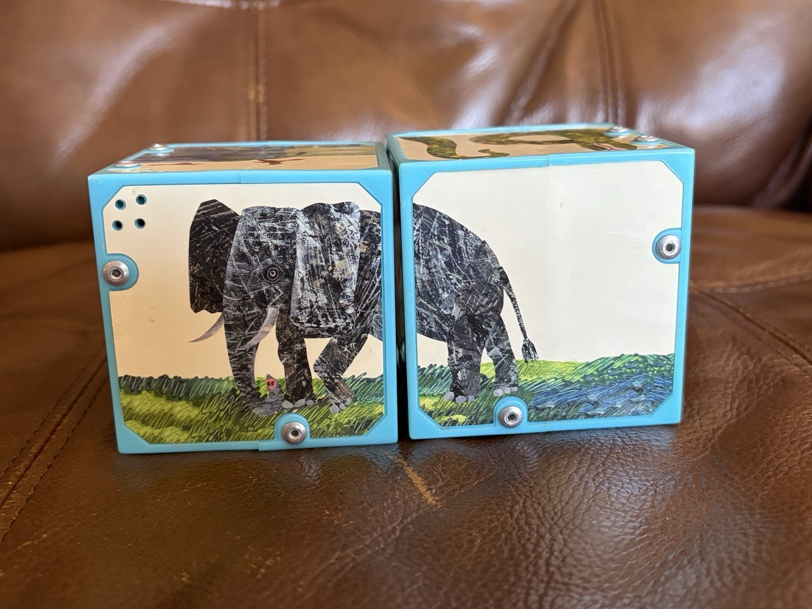 ERIC CARLE Wild Animals Magic Sound Blocks Matching Game Tested Works