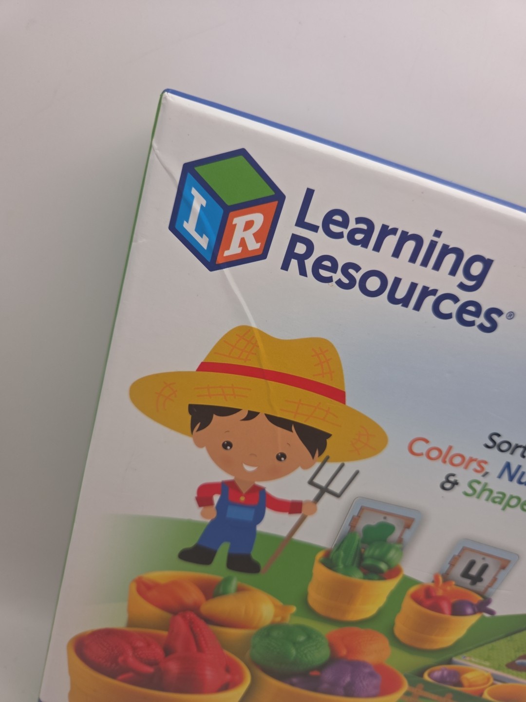 Learning Resources Veggie Farm Sorting Set 46 Piece Color Recognition Toy