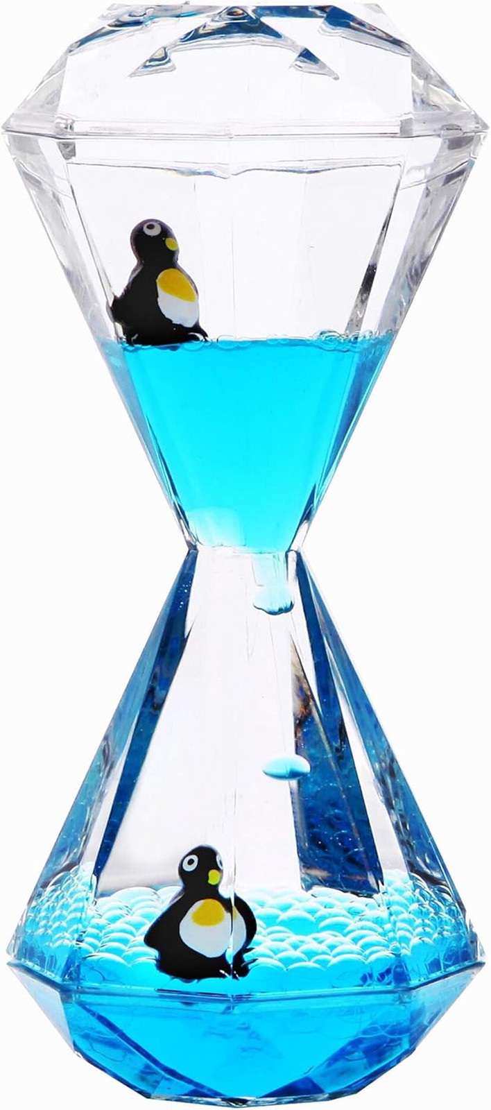 Liquid Motion Bubbler Timer/Diamond Shaped Liquid Timer for Fidget Toy,Autism To