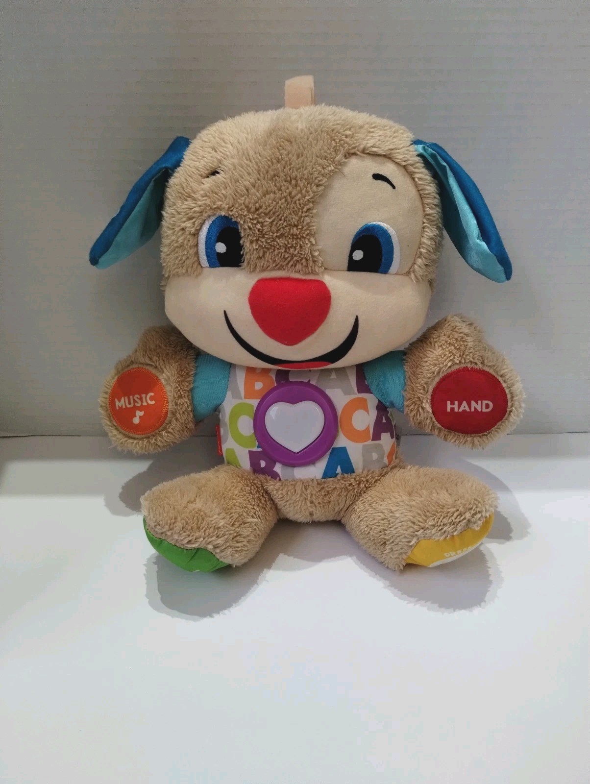 Fisher Price Smart Stages Talking Teddy Bear Interactive Plush Toy Works Sounds