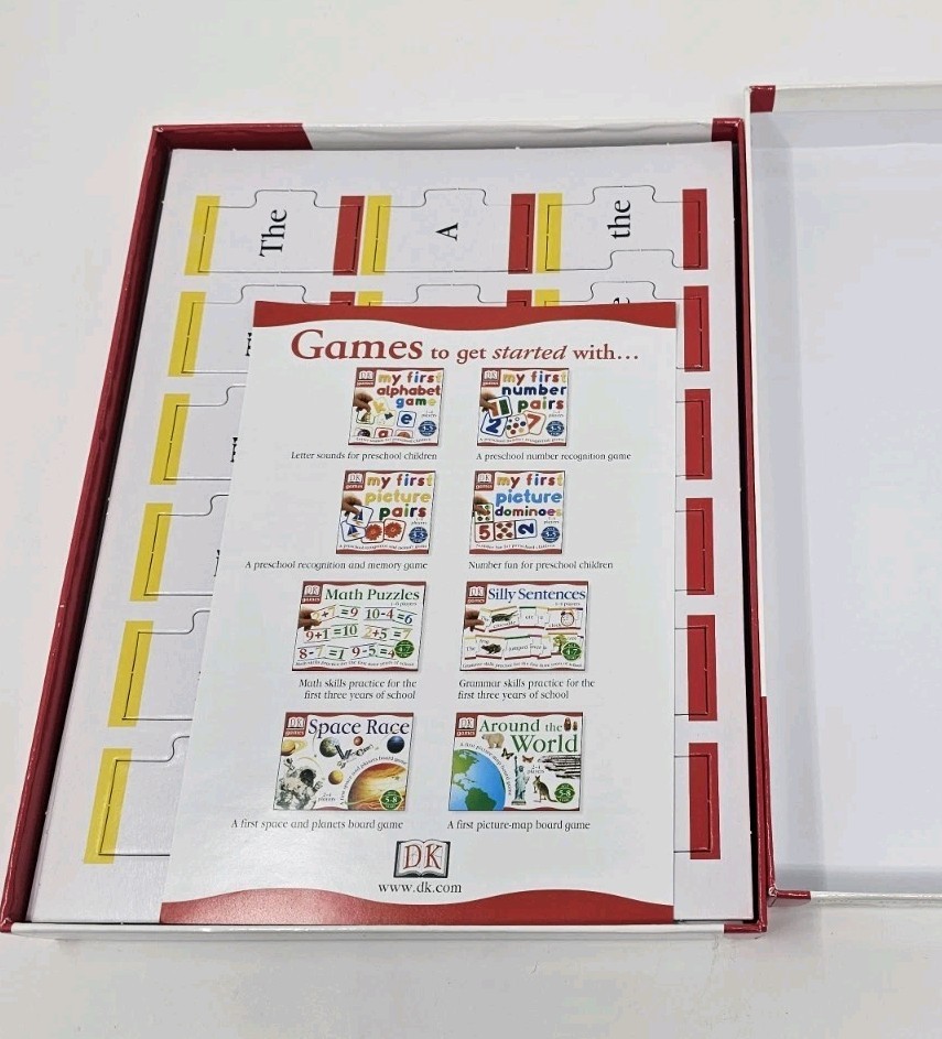 DK Games Silly Sentences Grammar Puzzle Game Educational Learning Tool Ages 4-7