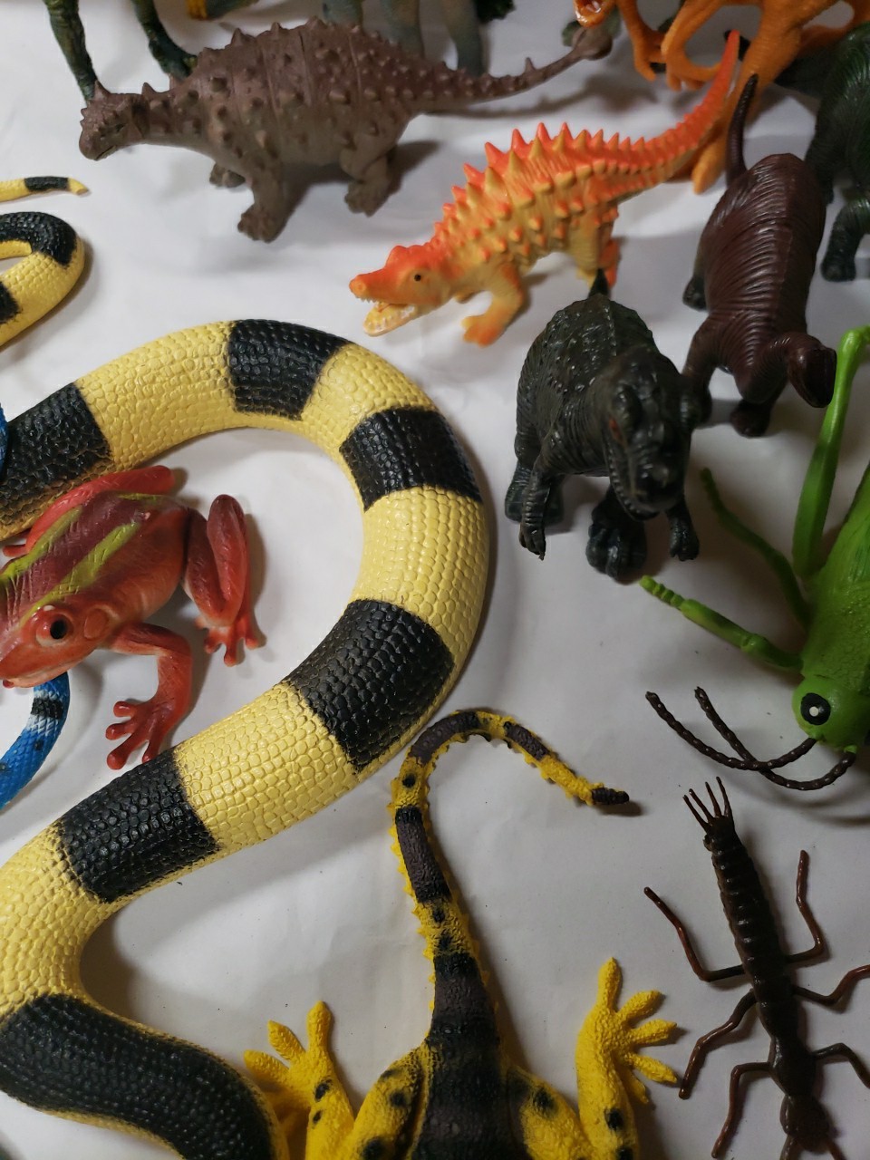 Mixed Lot Of 41 Insects & Reptile Toy Figures, Science, Educational, Nature