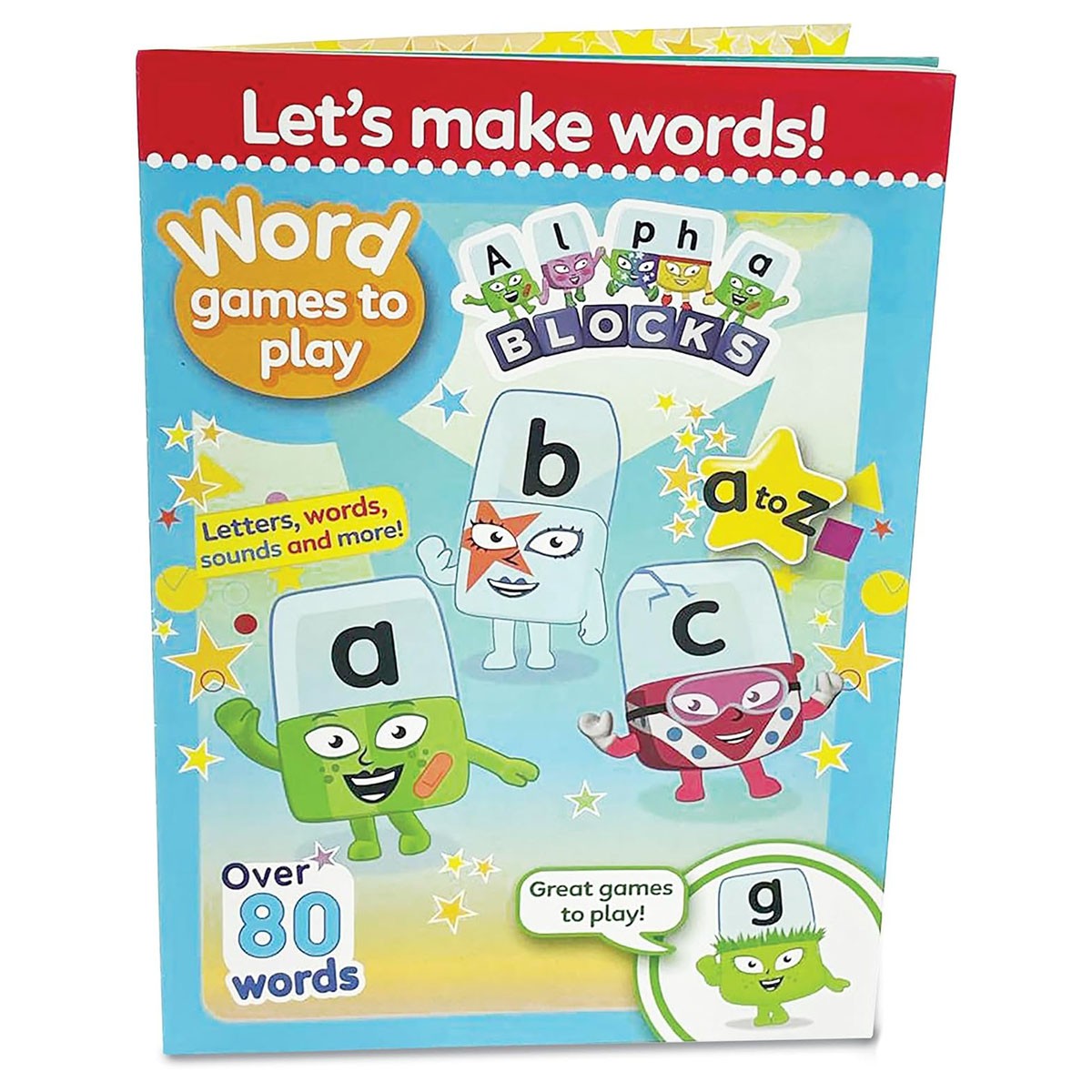 ALPHABLOCKS – Alphabet Character Playset Fun Way to Learn to Read Activity Book