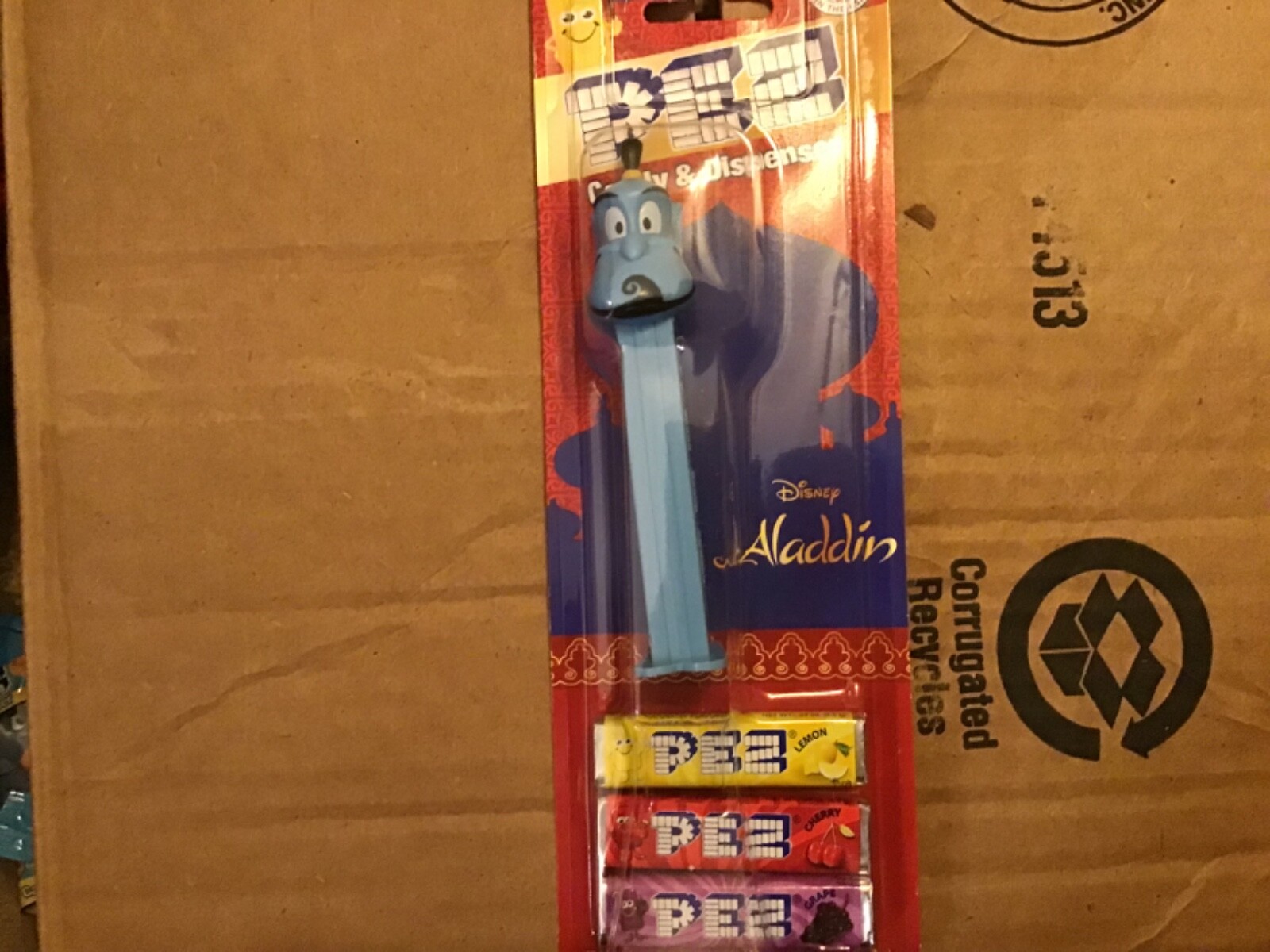 DISNEY ALADDIN COLLECTORS PEZ CANDY DISPENSER