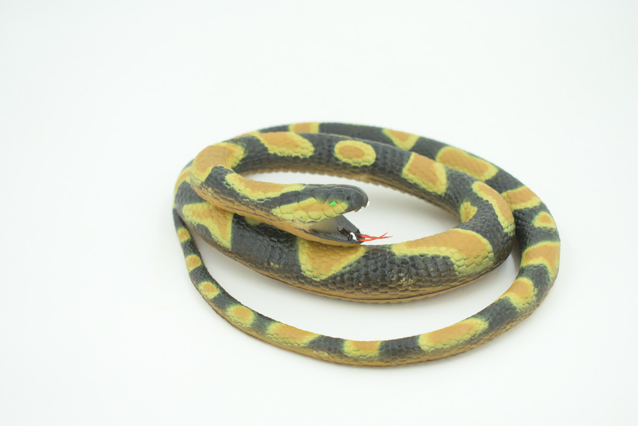Ball Python Snake, Rubber Snake Toy, Realistic, Replica, Gift, 42″ WR23 BB316