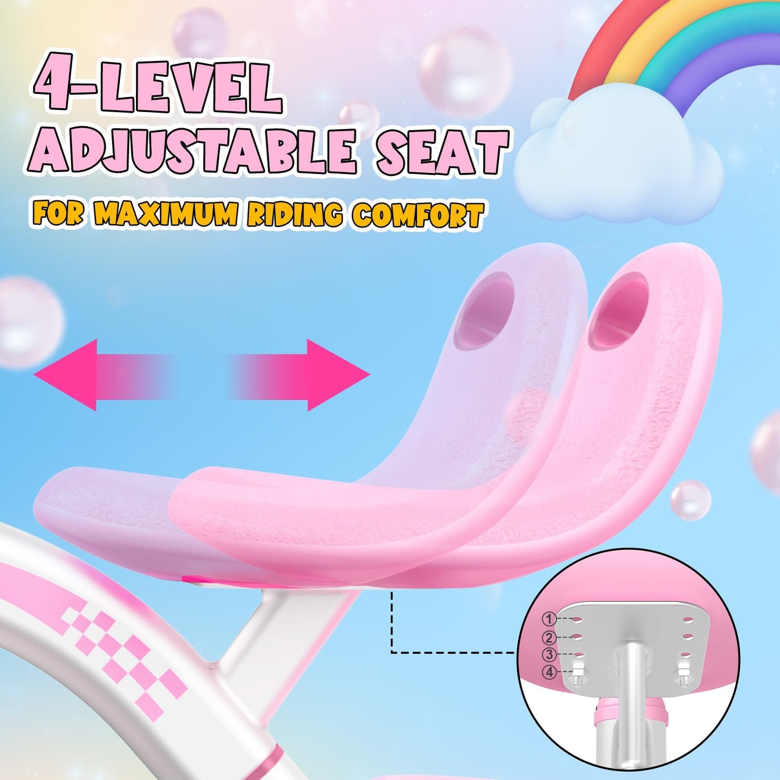 Toddler Tricycle for 1-3 3-5 Year Olds, 2 3 4 5 Year Old Girl Birthday Gifts,…