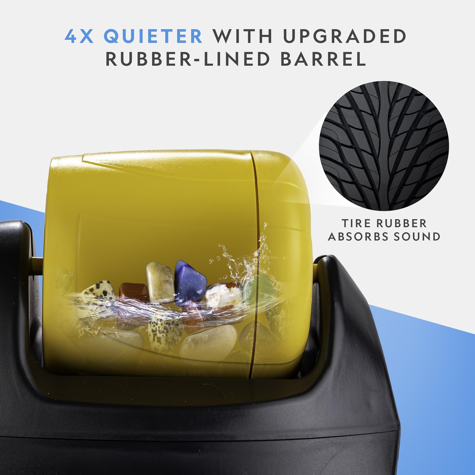 Blue Marble National Geographic Starter Rock Tumbler Kit – Durable Leak-Proof