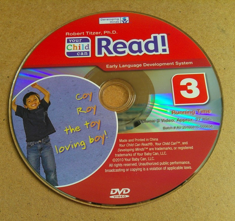 Your Child Can Read! 5 DVD Set by Robert Titzer ~ Reading System Developing