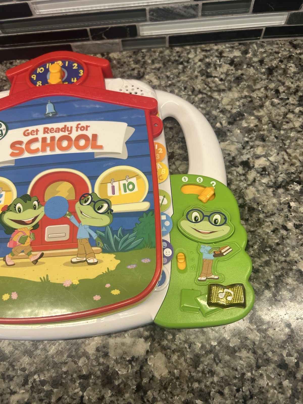 LeapFrog Tad Get Ready for School Book Reading Learning Interactive Tested/Works
