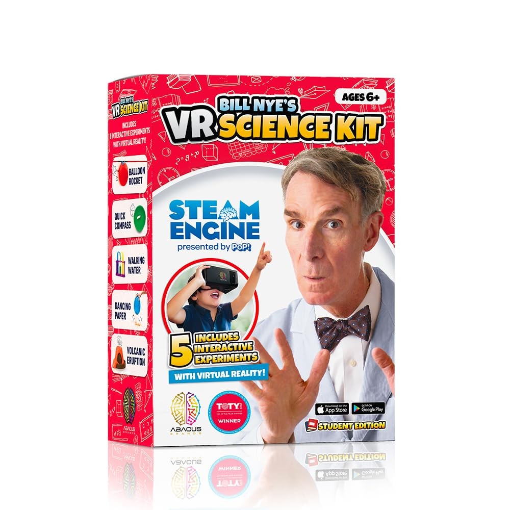 Bill Nye’s VR Science Kit Student Edition – Virtual Reality Kids Book and Intera
