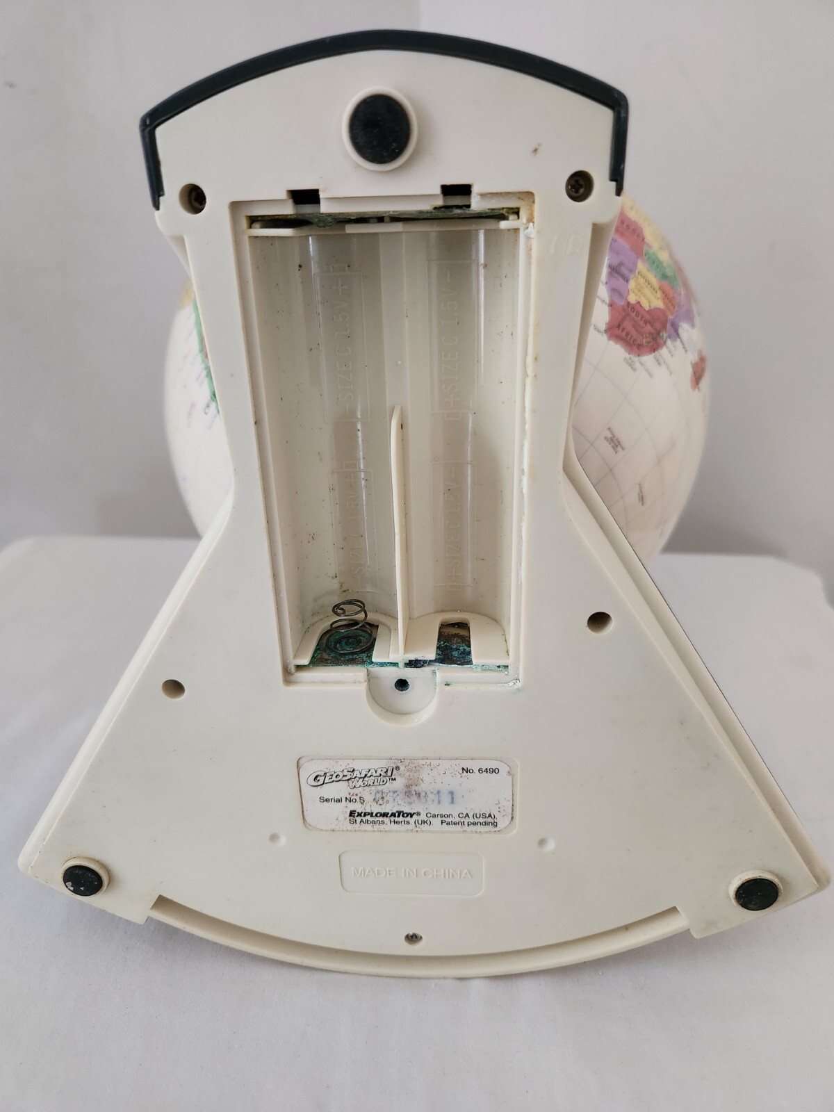 Geosafari World ExploraToy Talking Globe Geography Trivia Game Parts Repair
