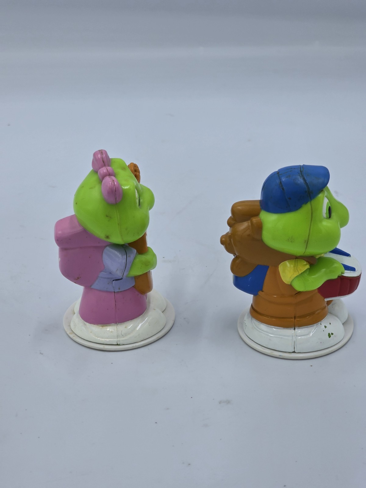 Vintage Leap Frog Phonics School Bus Music Band Replacement Figures Lily and Tad