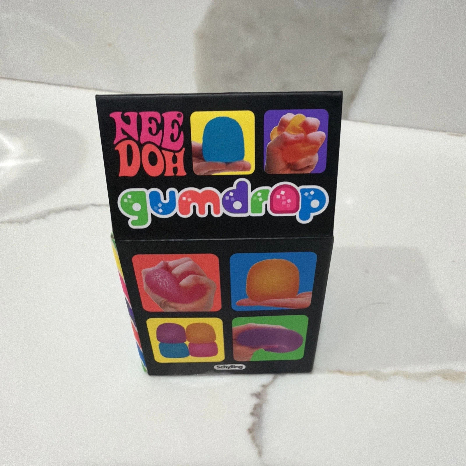 Needoh Gum Drop BLUE Squishy Fidget Ball Viral Tiktok Trend Gumdrop NEW NEE DOH