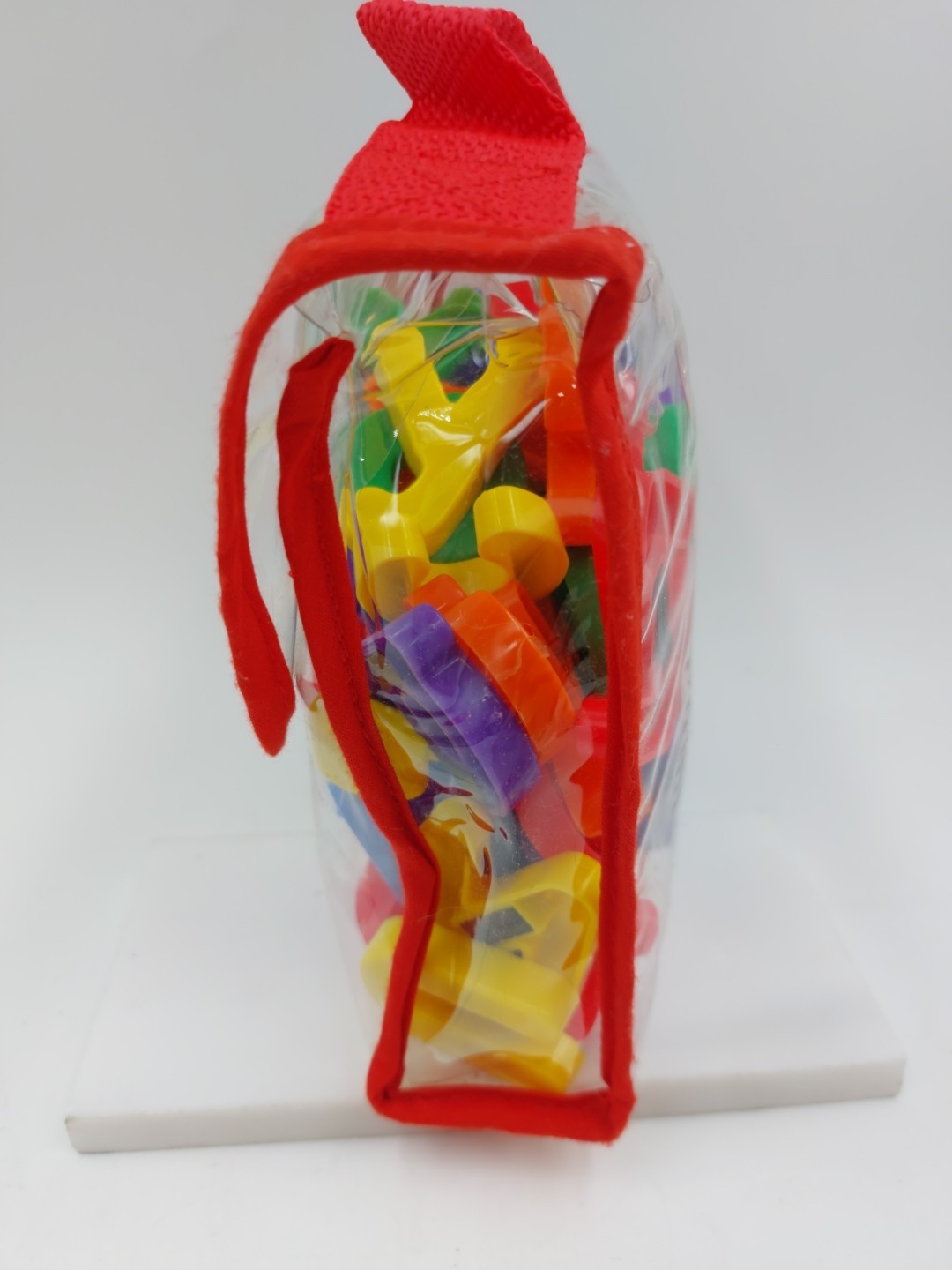 Alphabet Letters and Numbers Colorful Magnets in Clear Case/Bag Reading Phonics