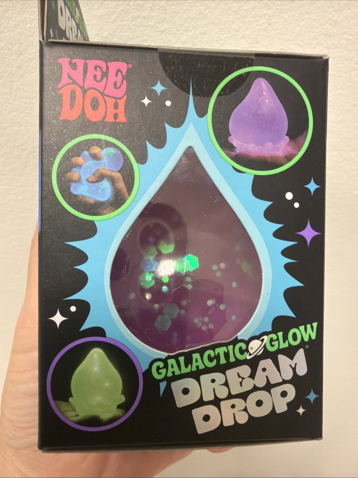 PURPLE Needoh Nee Doh Galactic Glow Dream Drop EXTREMELY RARE AUTHENTIC