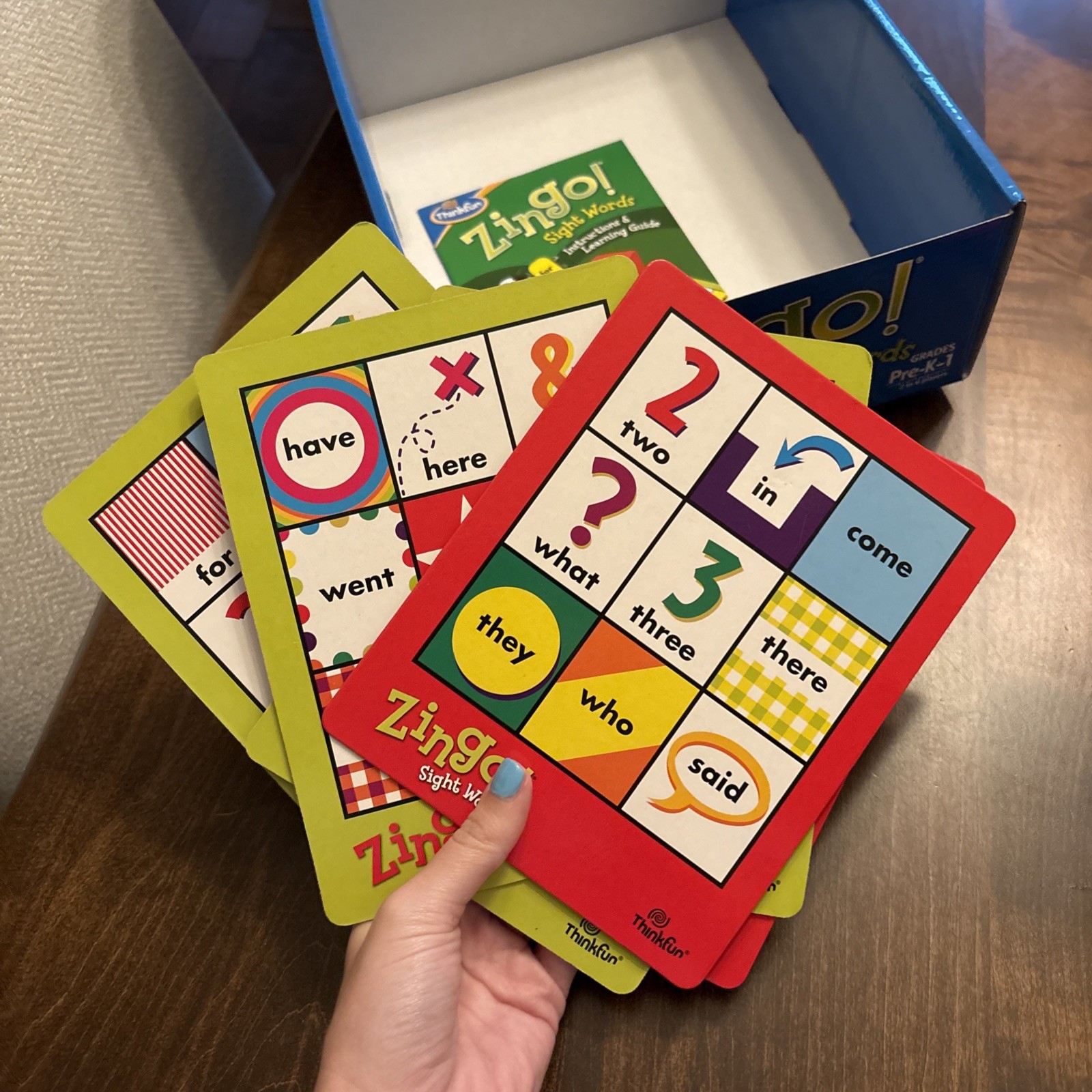Zingo! Sight Words Essential Reading Words for Pre-1st Grade