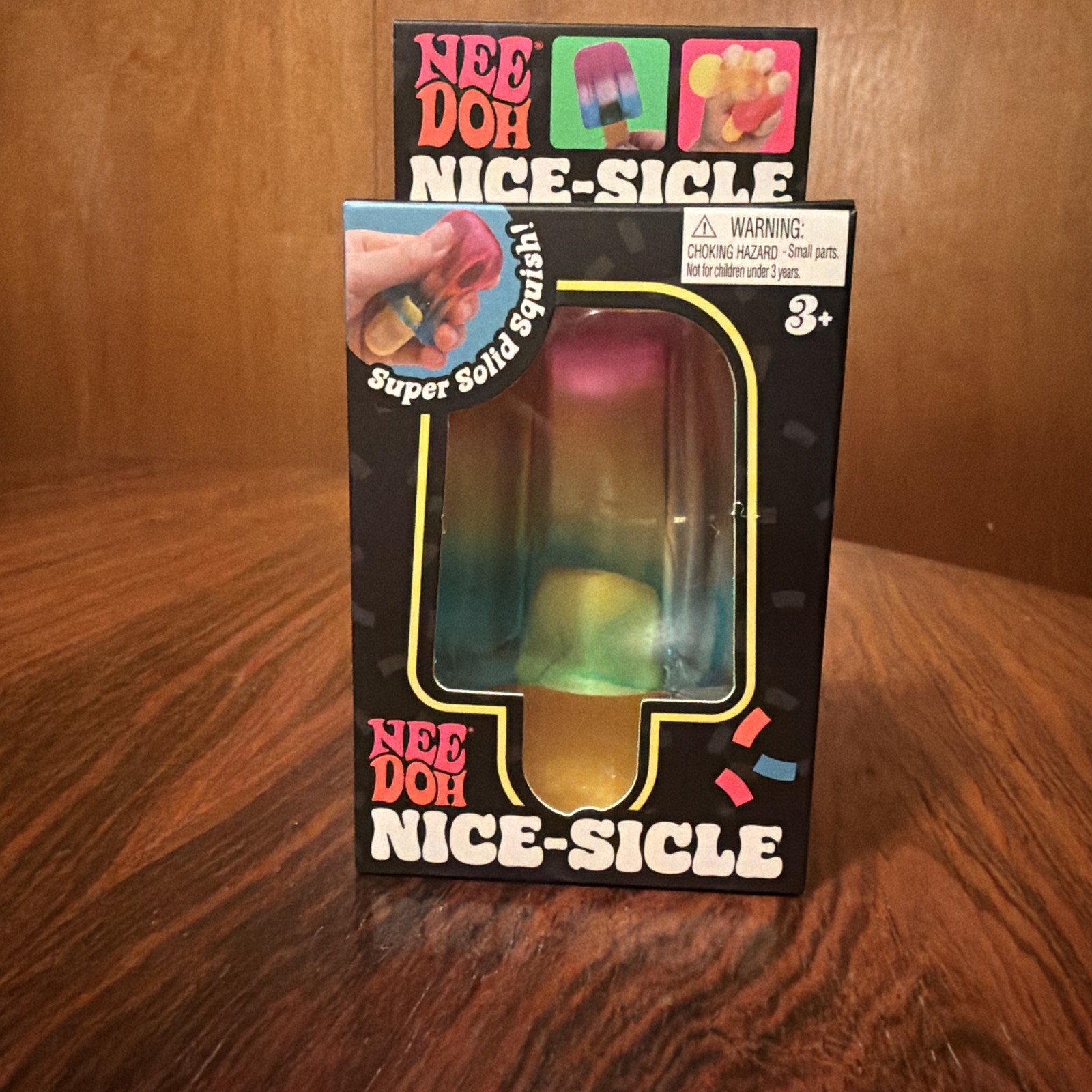 AUTHENTIC Nee Doh Nice-Sicle Popsicle Blue/Pink/Yellow Multicolor New US SELLER