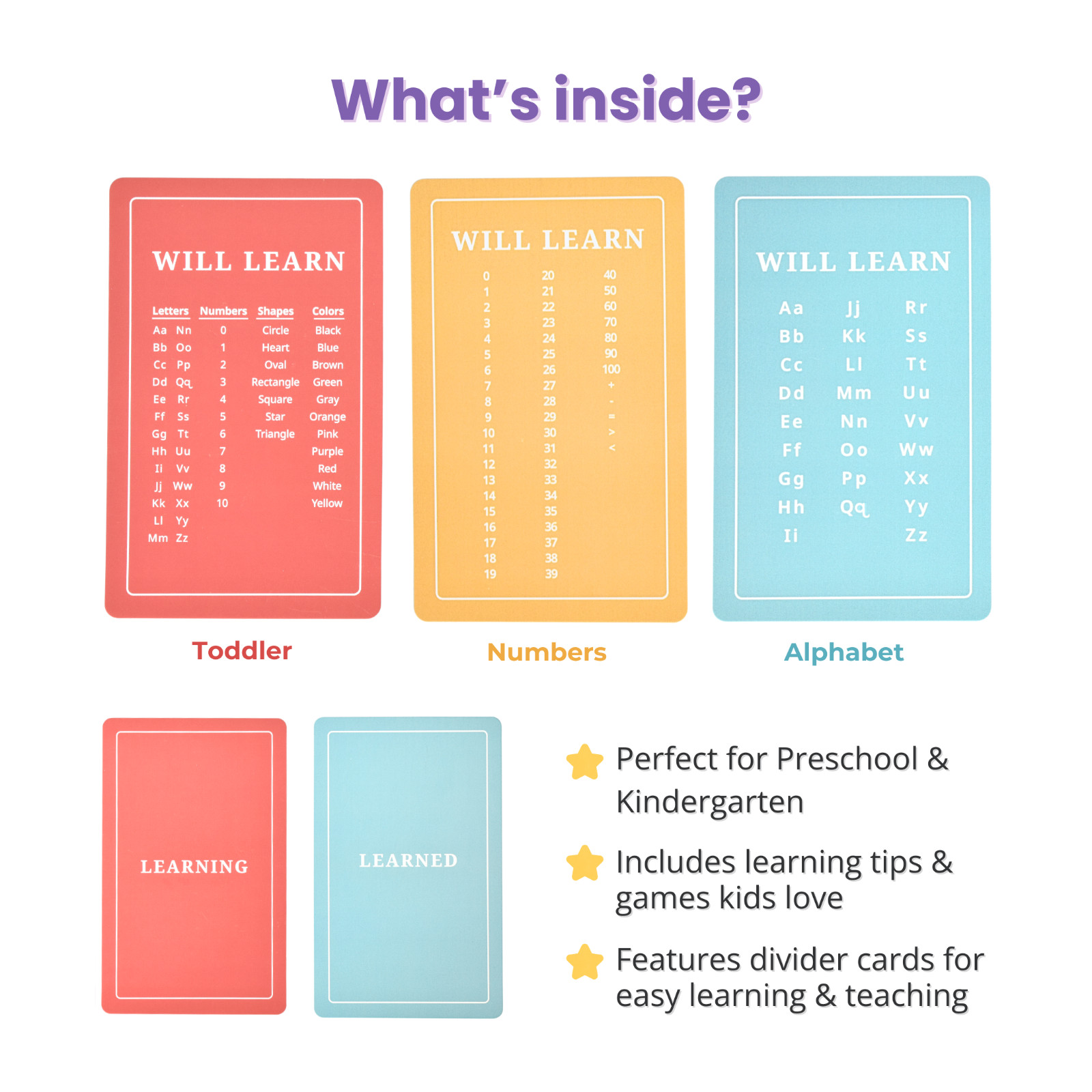 Preschool Flashcards- Brainstrong Letters, Numbers, Shapes & Colors – Ages 5-7