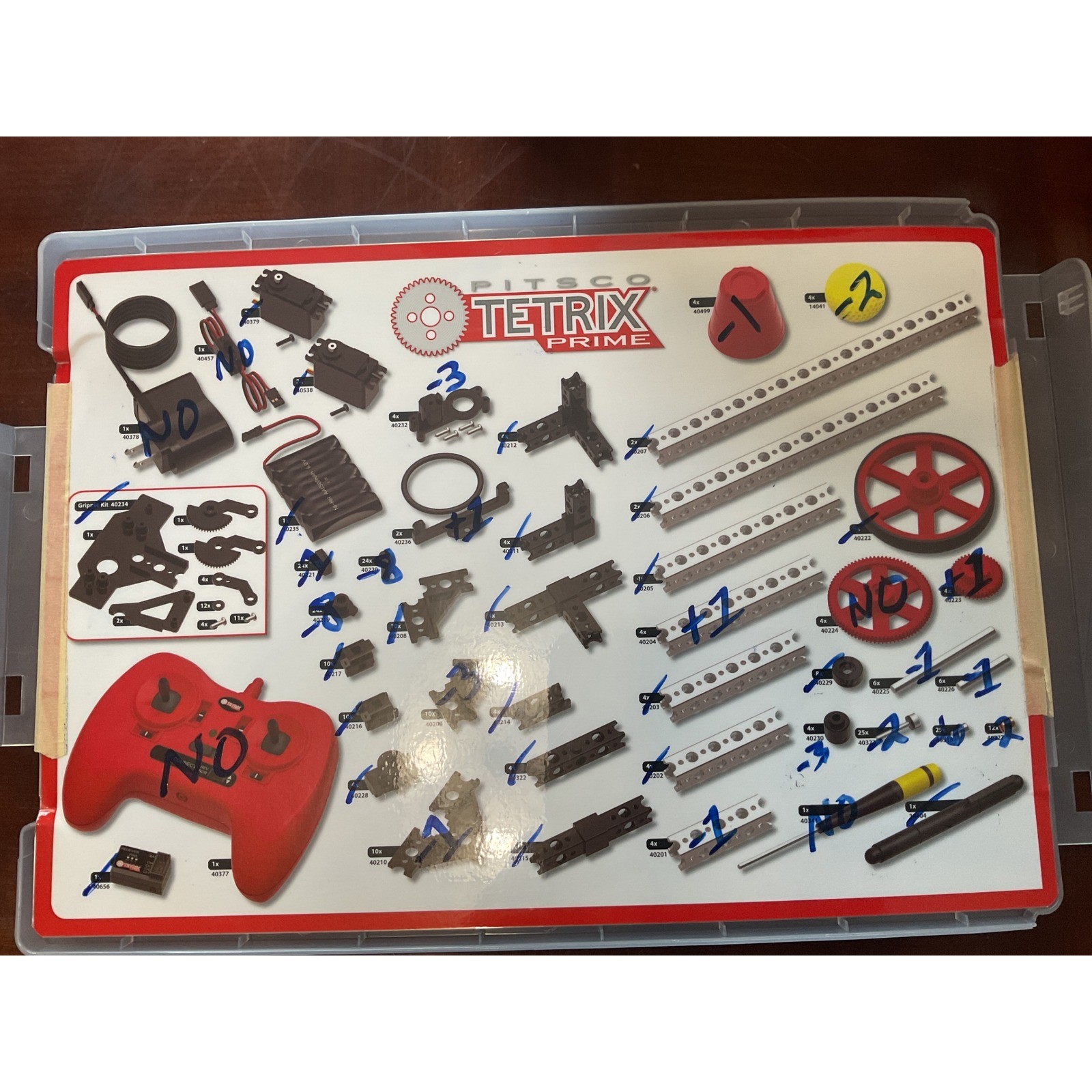 Pitsco Tetrix Prime Robotics STEM Building Set 60159 Incomplete Parts Lot