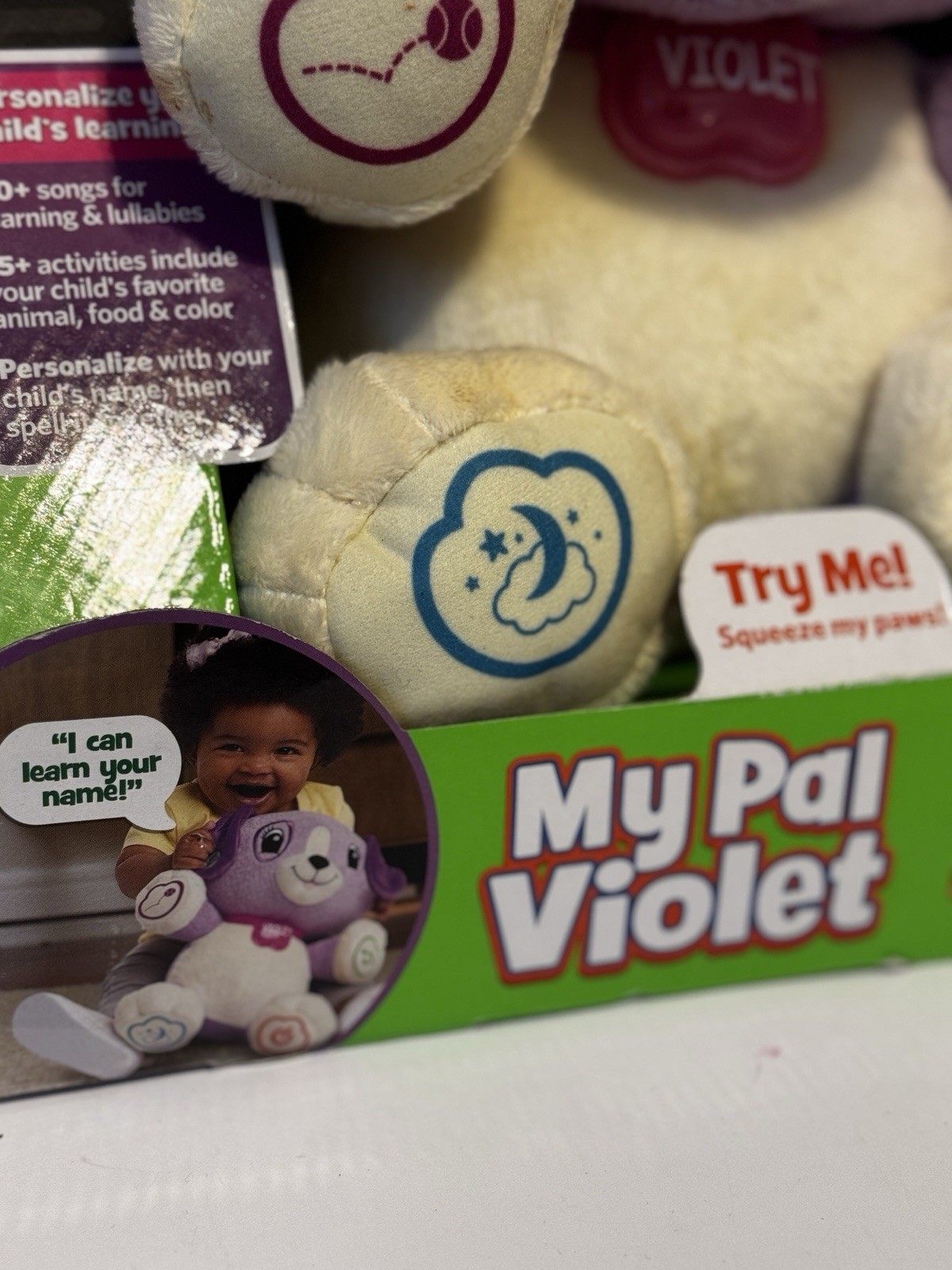 LeapFrog My Pal Violet Electronic Interactive Plush Toy 6-36 Months