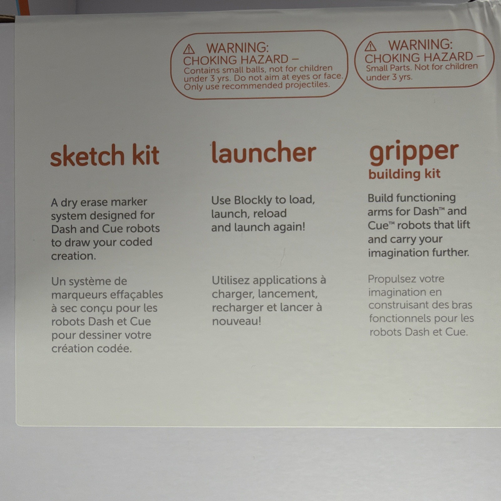 Wonder Workshop Dash Robot Wonder Bundle DA03, Launcher, Sketch Kit, Gripper NEW