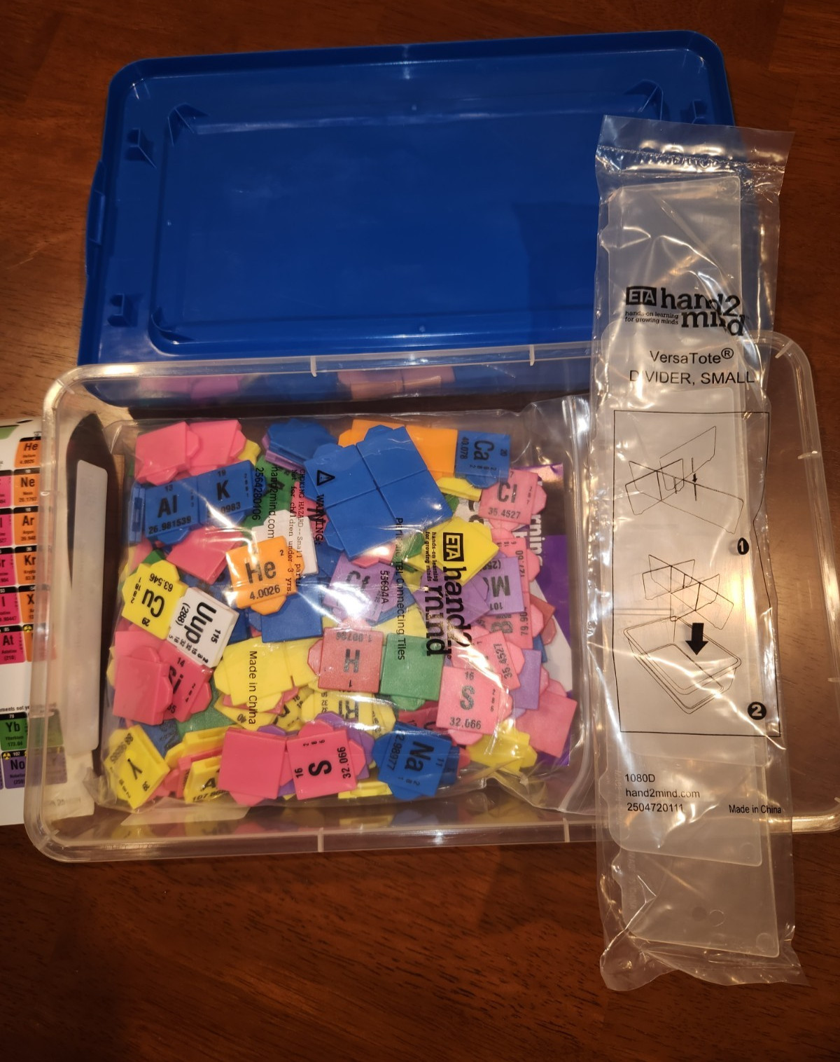 ETA Hand 2 Mind Periodic Table Color Connecting Tiles Hand2Mind Science Activity